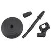 Portable Lifting Desktop Microphone Stand With Weighted Base Stable Plastic Holder For Meeting Live Streaming Computer Microphone Use