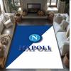 Tappeto Morbido Antiscivolo per Interni con Motivo Calcio Napoli FC Tappetino Decorativo Sportivo per Camera da Letto