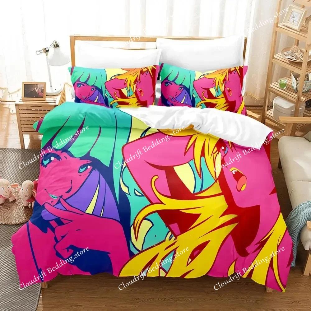 Anime Panty Stocking Bedding Set Duvet Cover Bed Set Quilt Cover Pillowcase Comforter King Queen Size Boys Adult Bedding Set
