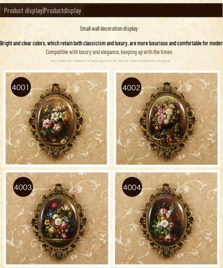 European Wall-Mounted Resin Wall Art Hanging Ornament