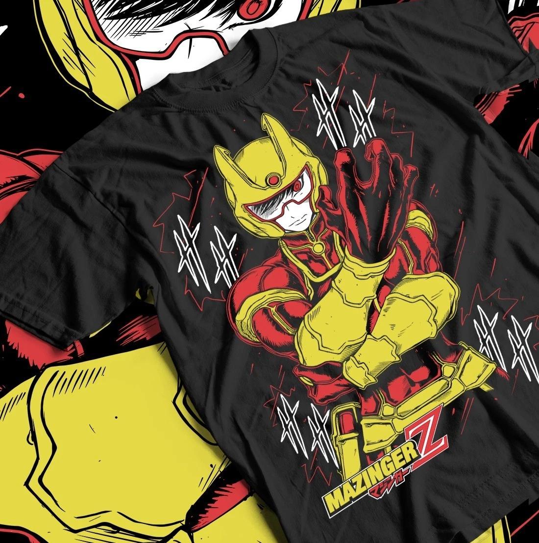 Mazinger Z T-Shirt, Koji Sayaka Yumi, Ashura Hell Robot Tee, Anime Shirt Gift, 4XL