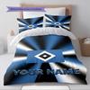 Name Custom Hsv Bilder Logo Pattern Bedding Set Quilt Cover Pillowcase Home Decor Gift (1 * Duvet Cover + 2 * Pillowcase, Without Core)