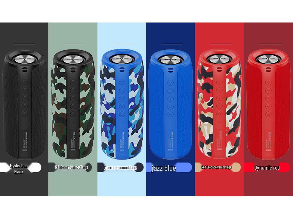 Zealot S51 Wireless TWS Dual Speaker with Heavy Bass - Outdoor Portable Bluetooth Speaker