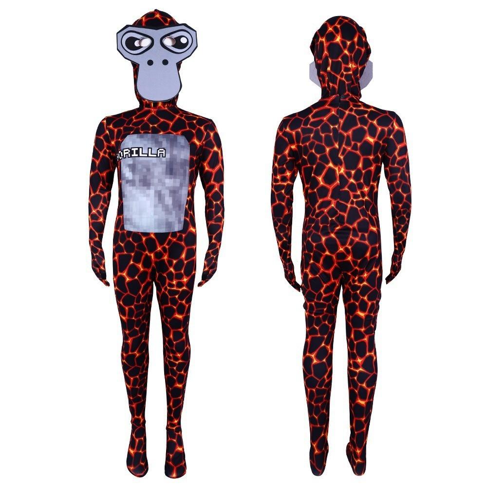

Костюм для косплея Gorilla Tag, боди, игра, мультфильм, виртуальный персонаж, мода 160