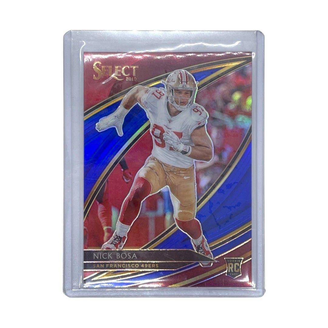 Used PANINI NFL Card SELECT FIELD LEVEL PRIZM NICK BOSA SAN FRANCISCO 49ERS 26/75 #250 Free Shipping Used IT1