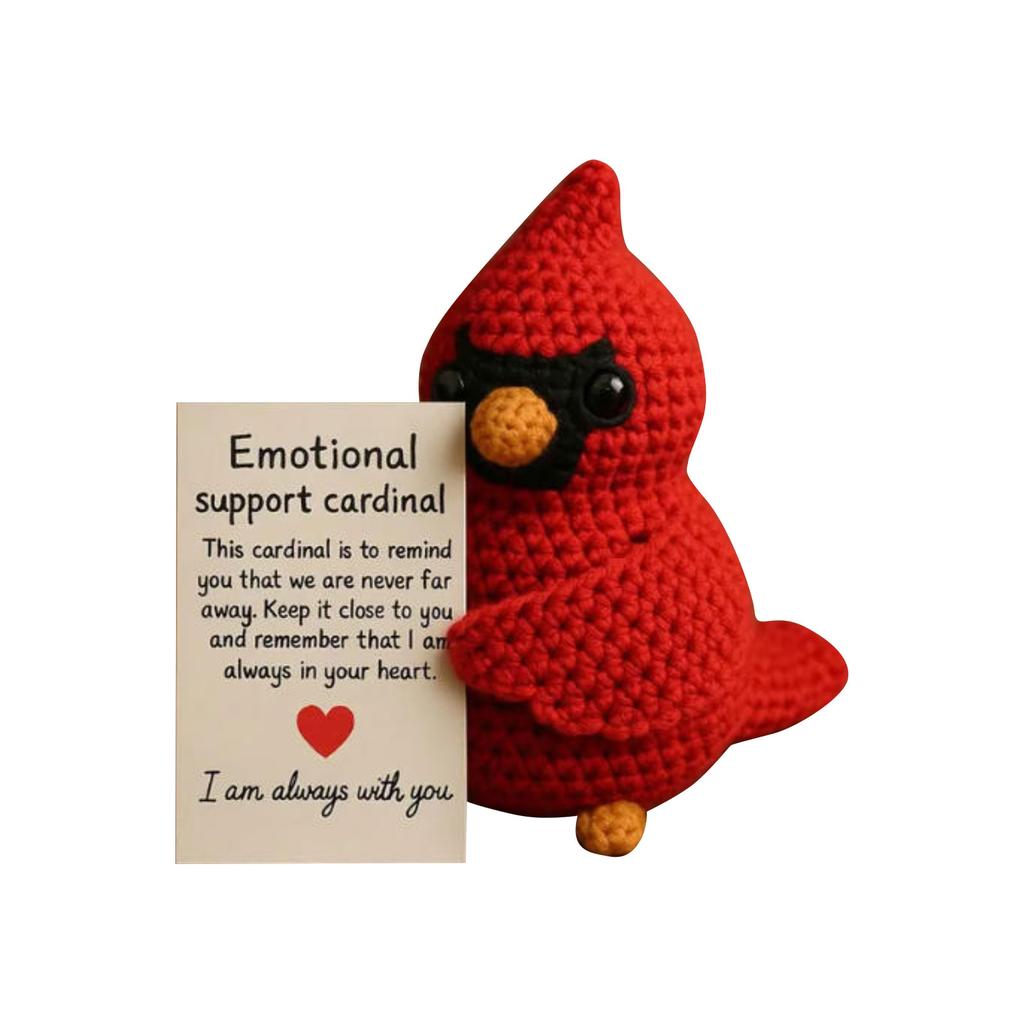 Positive Crochet Puppy Desktop Decoration Birthday Gift Holiday Gift