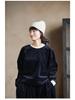 Winter Retro Women's Casual Plush Round Neck Pullover