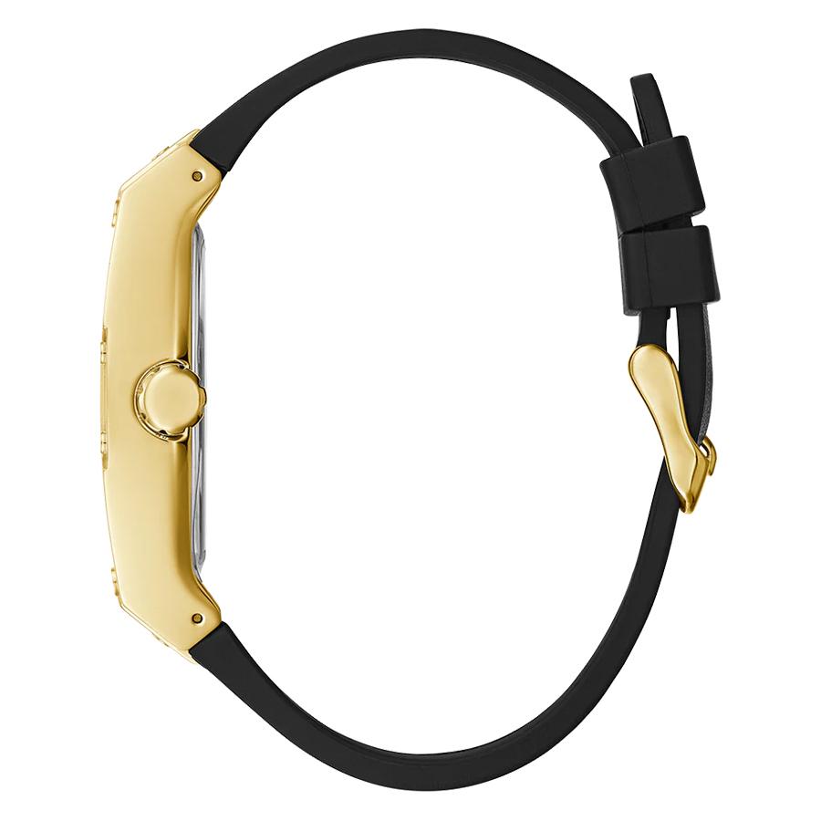 Guess Phoenix Multifunction Black Dial Black Leather Strap Quartz Watch for Men - GW0202G1