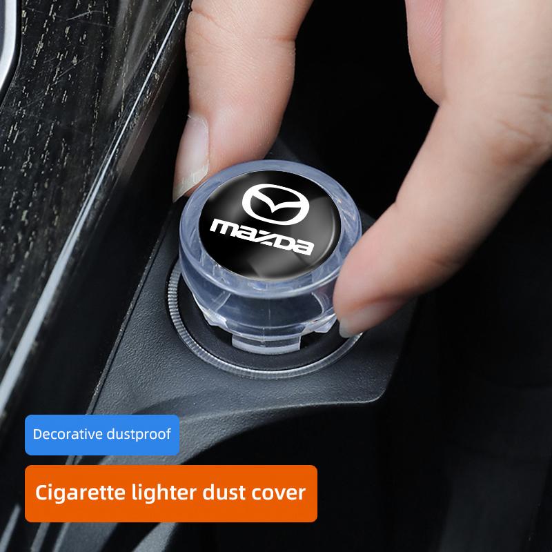 Car Cigarette Lighter Dust Cover Auto Accessories For Mazda Speed 2 3 5 6 Atenza CX80 CX70 CX90 CX3 CX5 CX8 MX30 CX60 CX30 CX7