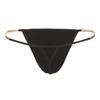 Men Thong Ice Silk Underwear Sexy Metal Chains Comfortable Hollow Out G-Strings Briefs Slim Fit High Elasticity Panties