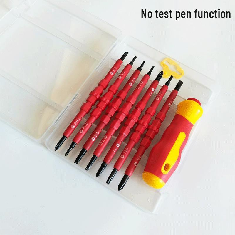 

Набор из 15 диэлектрических отверток для электрика с безопасной кромкой