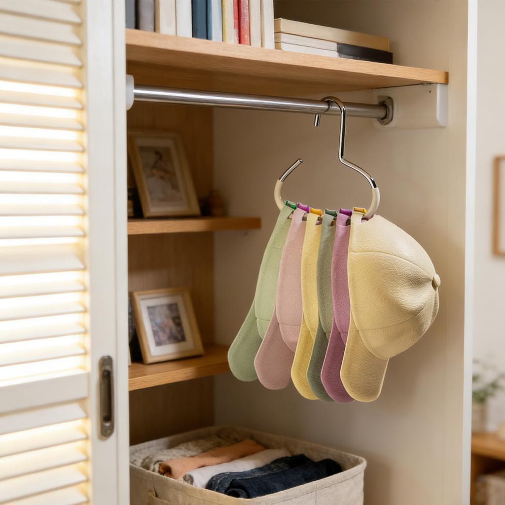 Non- Clothes Hanger, Sturdy Wardrobe Hook, Wardrobe Storage Rack, Scarf Hanger. Non- Design, Suitable For Hanging Belts, Ties, Hats, And Bags.