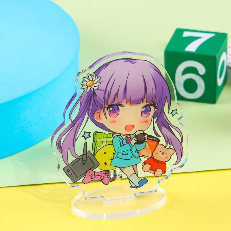 Portachiavi Acrilico Personalizzato: Ciondolo Foto Anime Personalizzato & Supporto