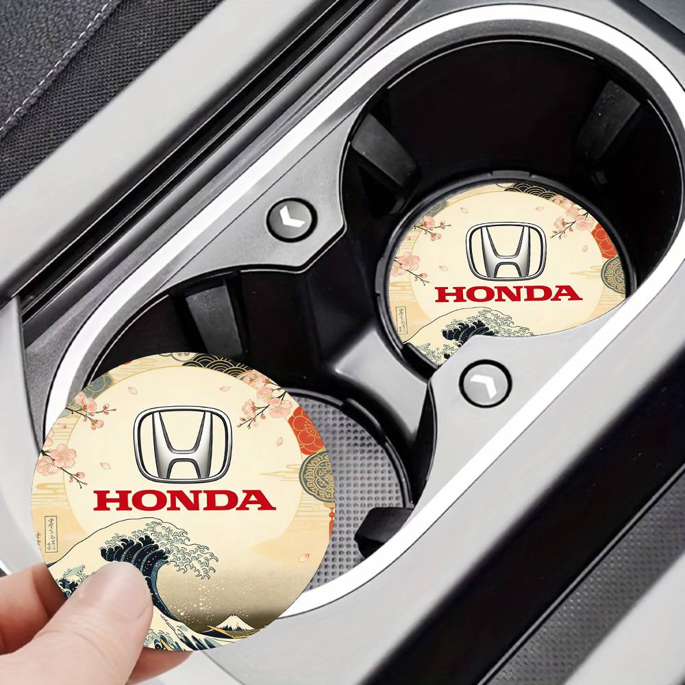 AAADC1 For Honda New Car Cup Holder Anti-Slip Silicone 7cm Insert Coaster Mat Universal Car Accessories Black Fit Most Cars