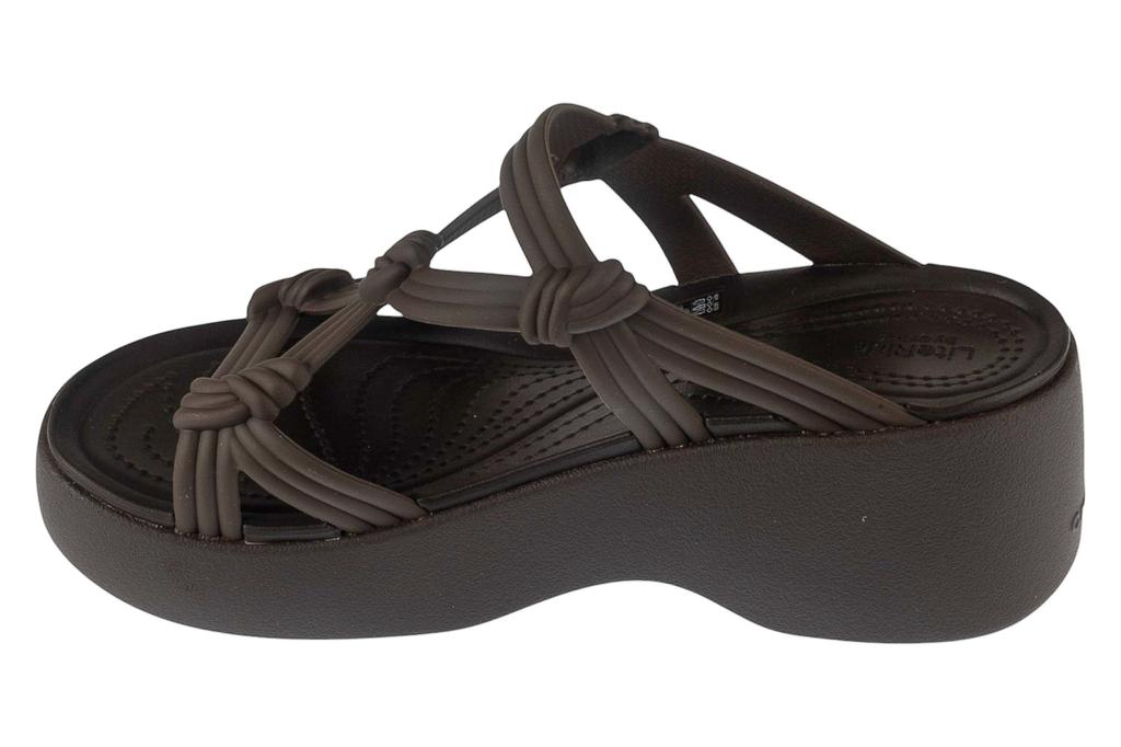Crocs Brooklyn Knot Sky Sandale W, Damen braune Sandalen