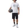 Nike T Shirts Men's White Crew Neck Moderate Straight Fit FZ8070-100