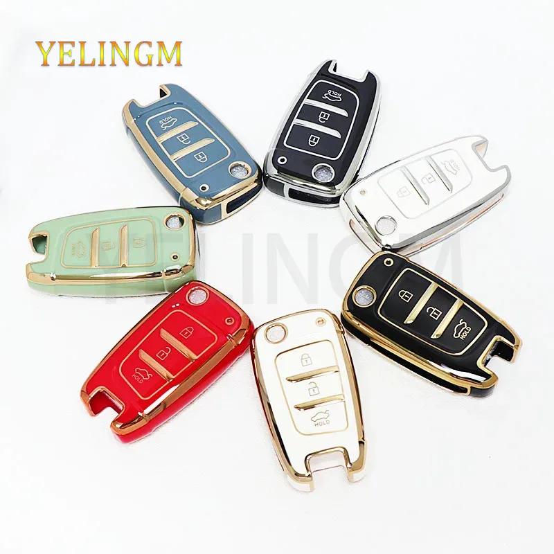 For Hyundai Sonata Santafe Verna Tucson Celesta Accent Creta Kona Elantra Solaris I30 I35 I40 Ix35 Tpu Car Remote Key Cover Case