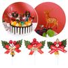 Party Supplies Xmas Tree Decor Christmas Cake Decoration New Year Xmas Cake Decor Christmas DIY
