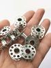 12/24 Stück Nähmaschinenspulen aus Edelstahl - Robuste Metallkonstruktion für Brother Nähmaschine, Essentielles Nähhandwerk