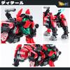 BEASTBOX 52TOYS CLAWDE Jucărie de transformare Se transformă din Cub în Bulldog Jucărie de transformare Pictată Figură de acțiune foarte mobilă Mecha Beast