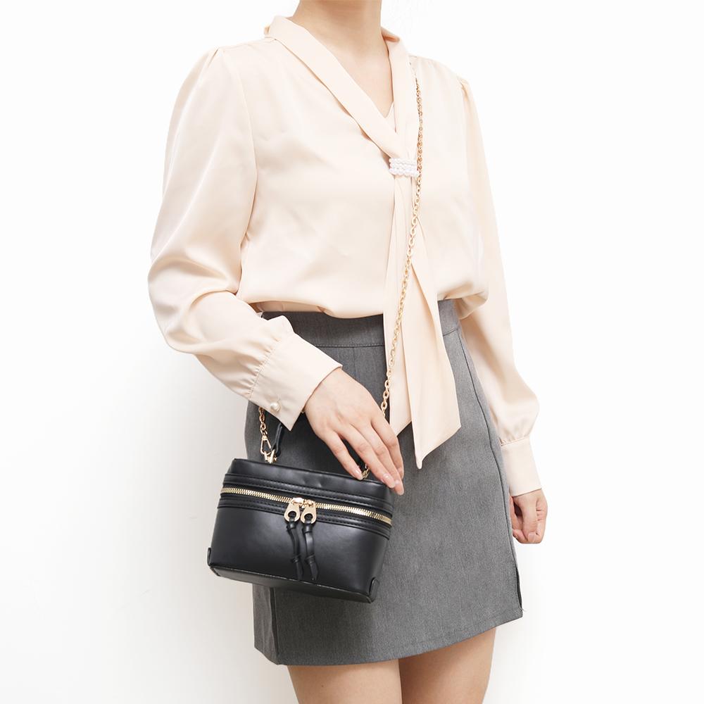 Women's PU handbag versatile fashi small bag shoulder crossbody box bag