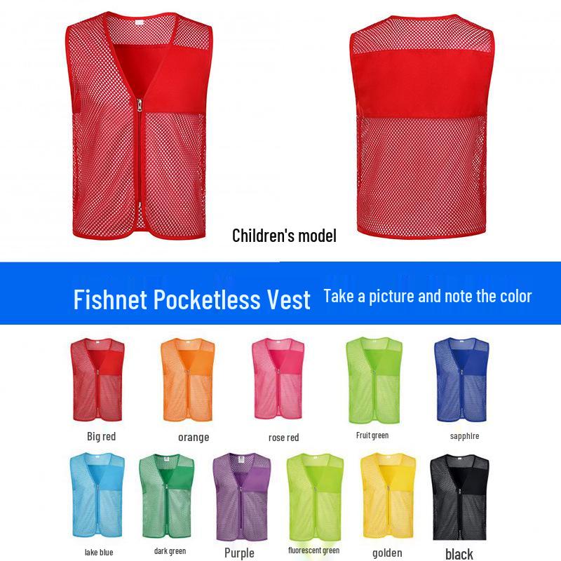 Custom Charity Event T-shirt Vest with Logo Printing for Volunteers