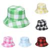 Hat Fisherman Checkered Summer Mens And Womens Fashion Casual Sun Hat Protection