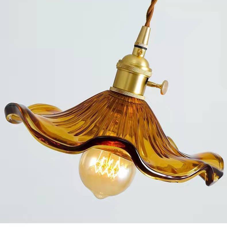 

Простые светодиодные подвесные светильники в скандинавском стиле для спальни, гостиной, бара, цветные стеклянные медные подвесные светильники No light bulb