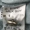Made In Japan Milkboy Cotton Knit Cardigan Free Size Light Blue(USED)