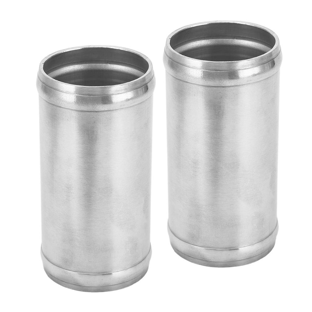 1 Paar Schlauchverbinder Rohrverbinder 50mm Ausgezeichnete Abdichtung Feste Klemmung Hitzebeständige Aluminiumlegierung