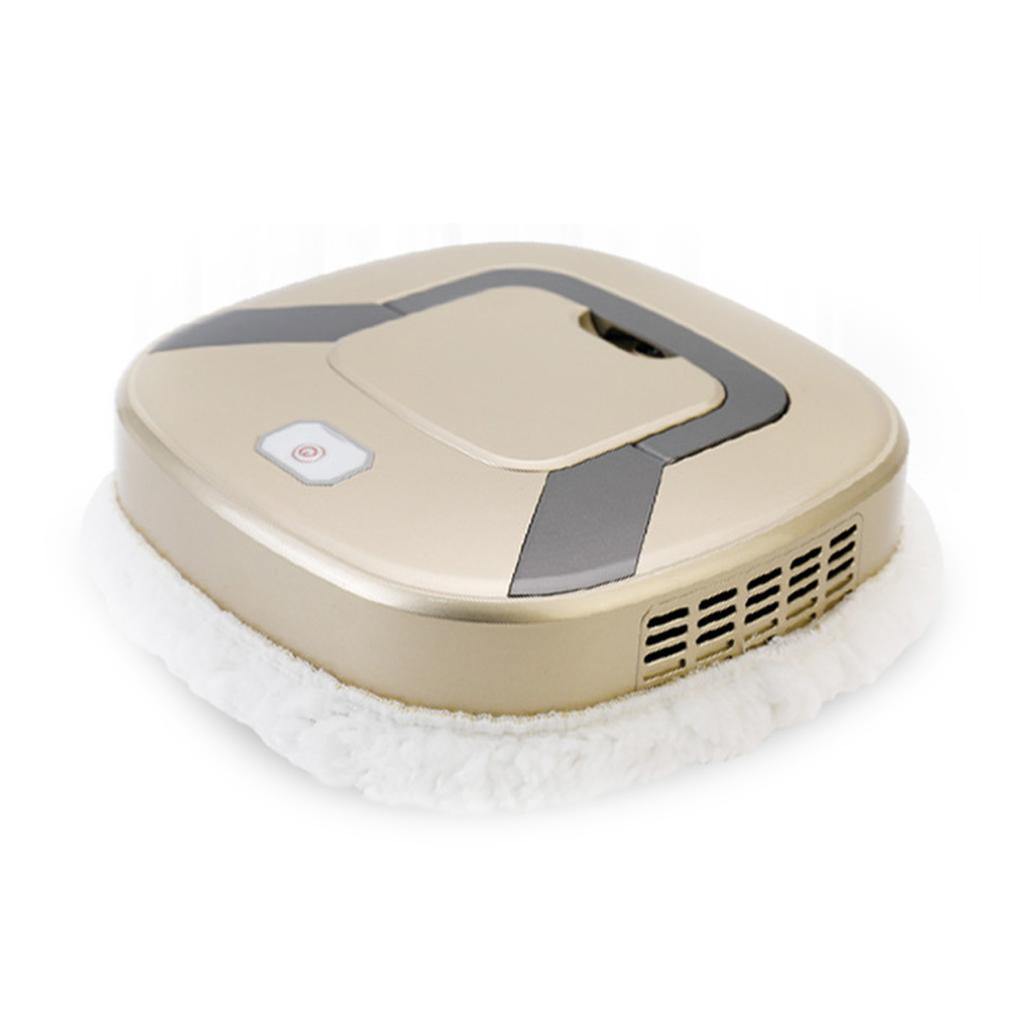 Auto Mop Cleaner ABS with Built In Lithium Battery Wet and Dry Mopping Charging Mopping Robot for Home Champagne