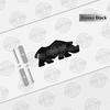 Auto Metal For Rhino Rhinoceros Logo Suzuki Jimny Car Body Rear Trunk Badge Decals Personality Three-Dimensional Sticker