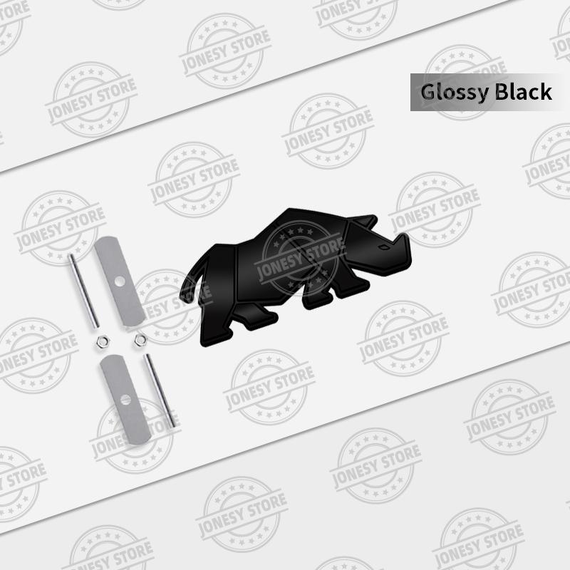 Auto Metal For Rhino Rhinoceros Logo Suzuki Jimny Car Body Rear Trunk Badge Decals Personality Three-Dimensional Sticker
