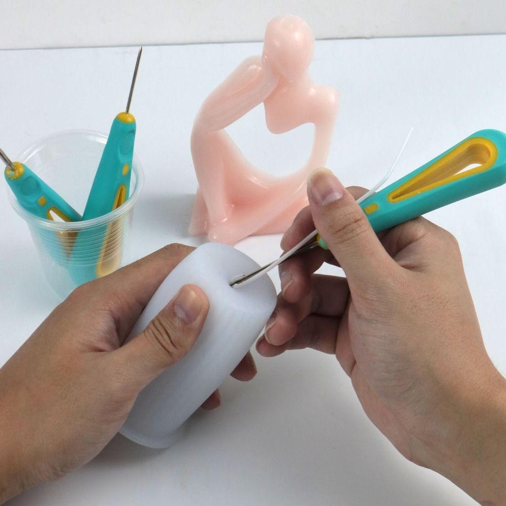 DIY Sewing Accessories Leather Sewing Awl Embroidery Cross Stitch Leather Punch Hole Awl  Household