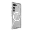Custodia Magnetica Opaca Semitrasparente Pelle di Pesca per ZTE Nubia RedMagic 11 Air con Protezione Rialzata per Fotocamera e Bordi, Copertura Ibrida Morbida