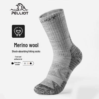 PELLIOT Unisex Wool Blend Hiking Socks