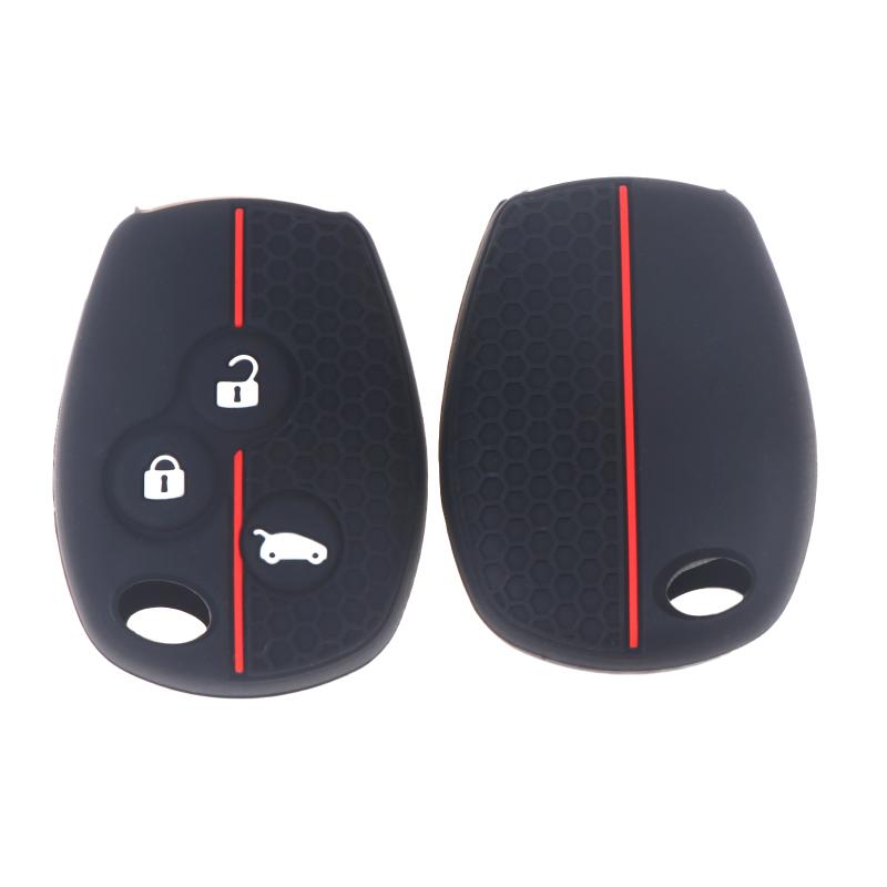 1Pcs Silicone Car Key Case Remote Car Key Cover Car Key Protector 2/3 Buttons Key Fob Cover Keys Accessories