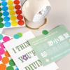 1 Sheet Colored Dot Stickers Round Color Coding Labels Polka Circle Dot Label Sticker for Office,Classroom Party Decoration