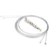 Clutch Cable Repair Kit, Motorcycle Emergency Brake Throttle Accelerator Cable Repair Kit Steel Universal