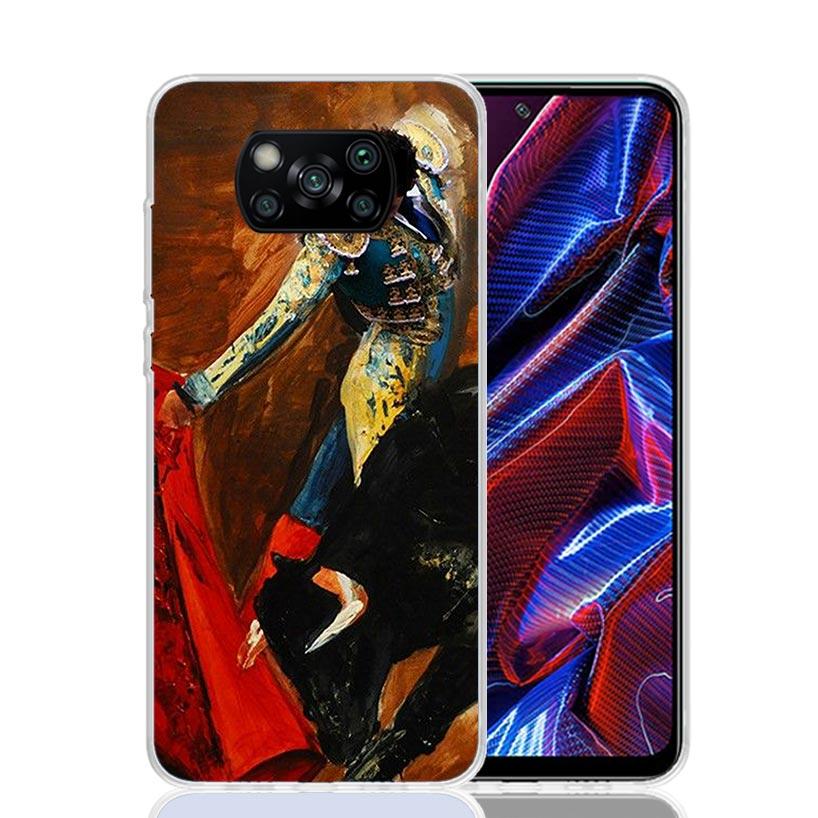 

Bullfight Bull Fighter Matador Phone Case For Xiaomi Poco F7 Ultra X7 X6 Pro X5 Redmi 15 15C 13 13C 12 12C 10 10A 10C 9 9A 9C 9T Redmi 10C