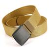 Genuine YKK Buckle: Metal-Free Nylon Elastic Belt - Lightweight Woven Canvas Military Training Belt