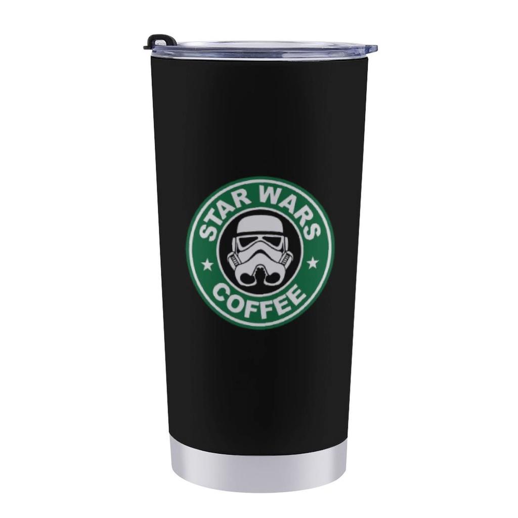 Star Wars tumbler vacuum SUS304 stainless with Perfect for keeping drinks hot or this thermos tumbler is perfect for car A great Day glass, 600ml,