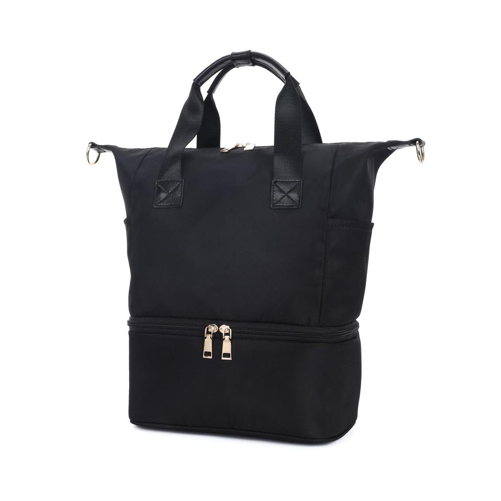 Multifunctional Double Shoulder Mother and Baby Bag Thermal Insulation Portable Tote Backpack Large Capacity