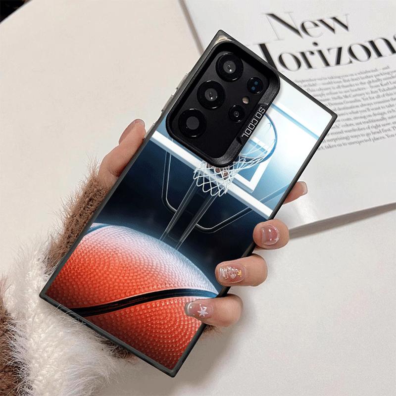 

Basketball Basket Sports Shockproof Phone Case for Samsung Galaxy S26 Edge S25 Ultra S24 FE S23 Plus S21 Cover Anti Fall Fundas Samsung S26 Edge