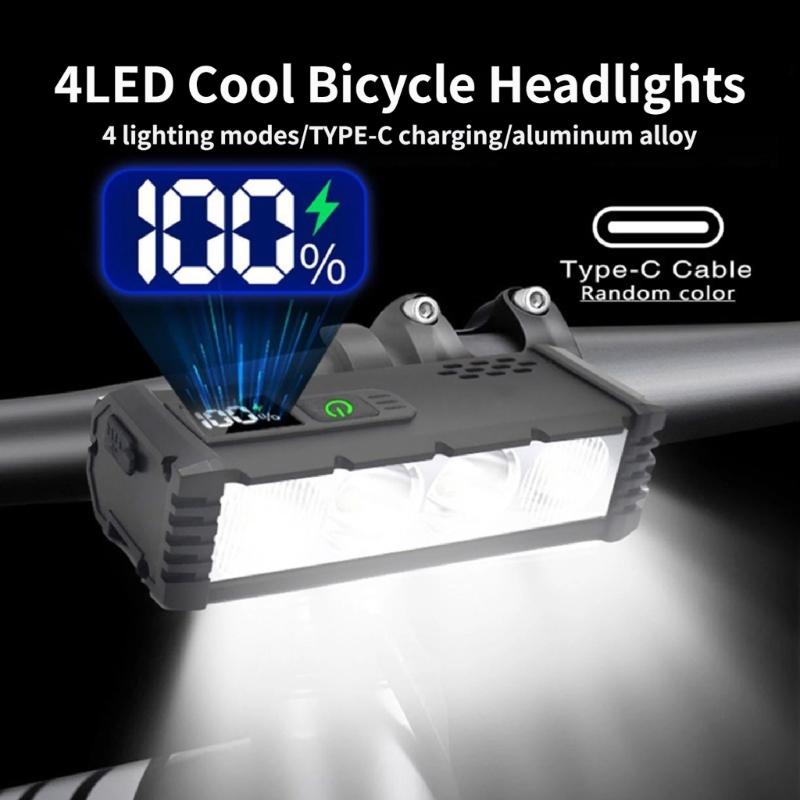Powerful Bicycles Front Headlight Waterproof Bright LED Road Bike Light USB Rechargeable Bike Light for Night Cycling