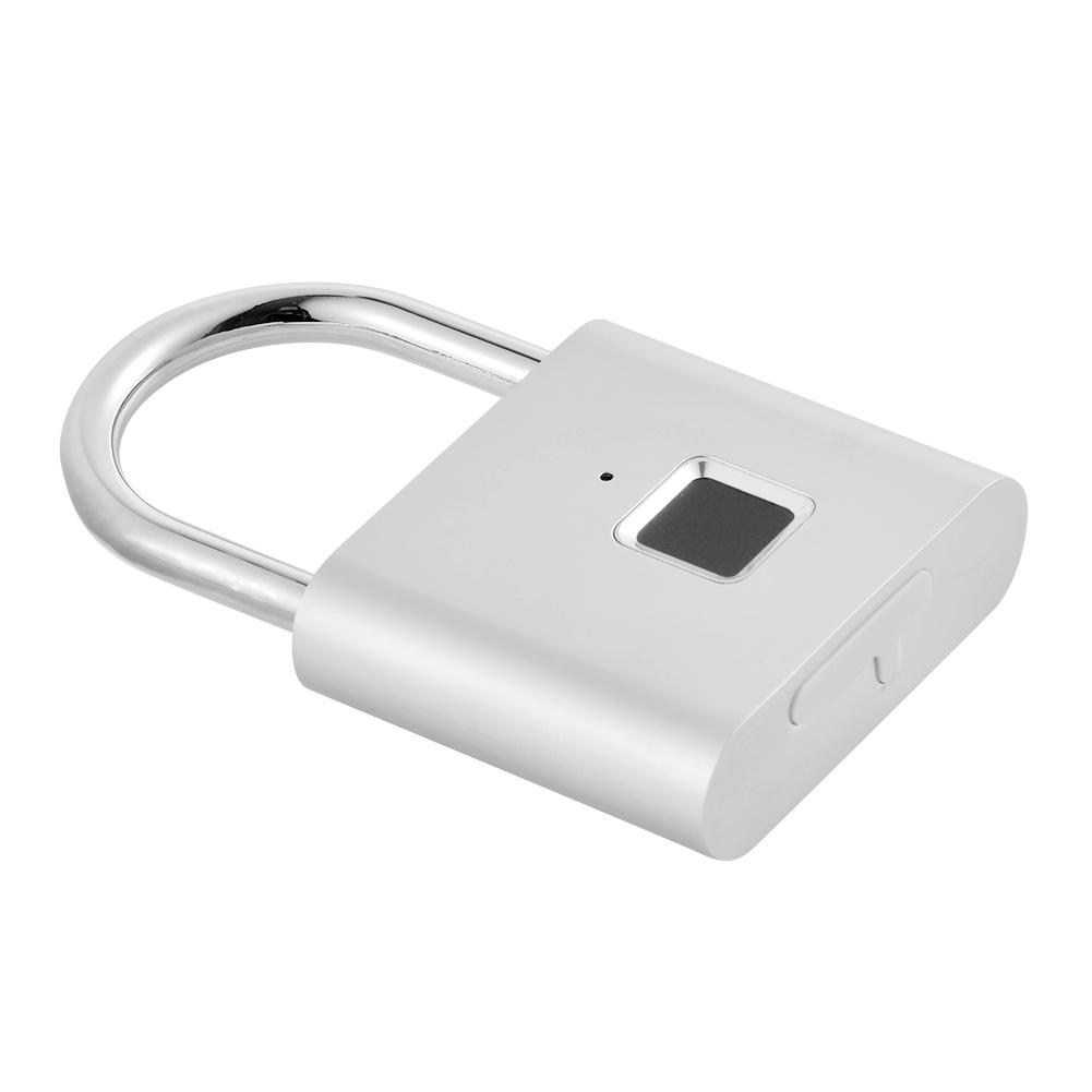Waterproof Fingerprint Lock Smart Biometric Fingerprint Keyless Door Lock Security Padlock for Luggage Case