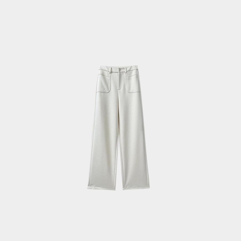 Zhengzhou Women's High Waist Slimming Wool Pants - Winter 2025 Collection