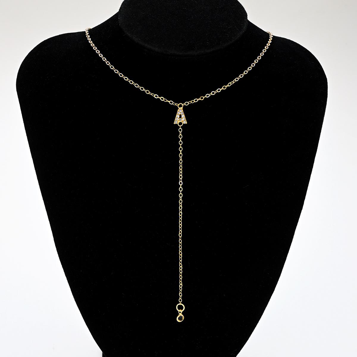 

Fashion Zircon Initial Necklace Gold Color Multilayer Letter Choker Necklace For Women Crystal Charm Pendant Daily Jewelry Gifts