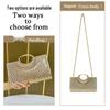 Luxury Rhinestone Retro Evening Handbag: Fashionable European & American Crossbody Chain Bag