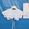 Floral Shirt Collar Detachable Embroidery Faux Collar Female Clothes Accessories